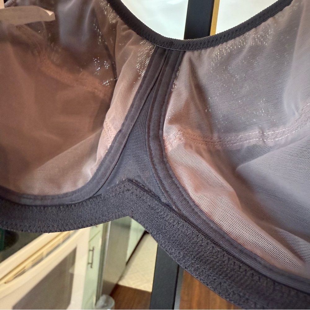 Anita Amica Wire Free Lace Embroidery Bra, size 34C NWT - Picture 9 of 10